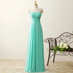 A-line Princess Sweetheart Open-back Prom Dress
