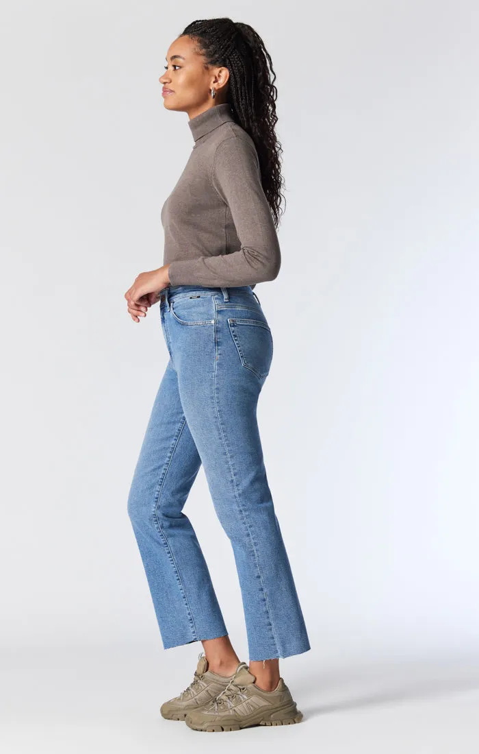 BARCELONA WIDE LEG JEANS IN LIGHT RECYCLE BLUE