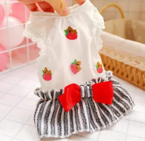 Berry Bear Dog Dress