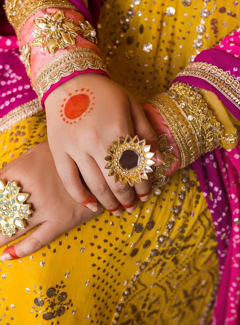 Designer Bridal Mehndi Frocks for Indian Bridal Wear