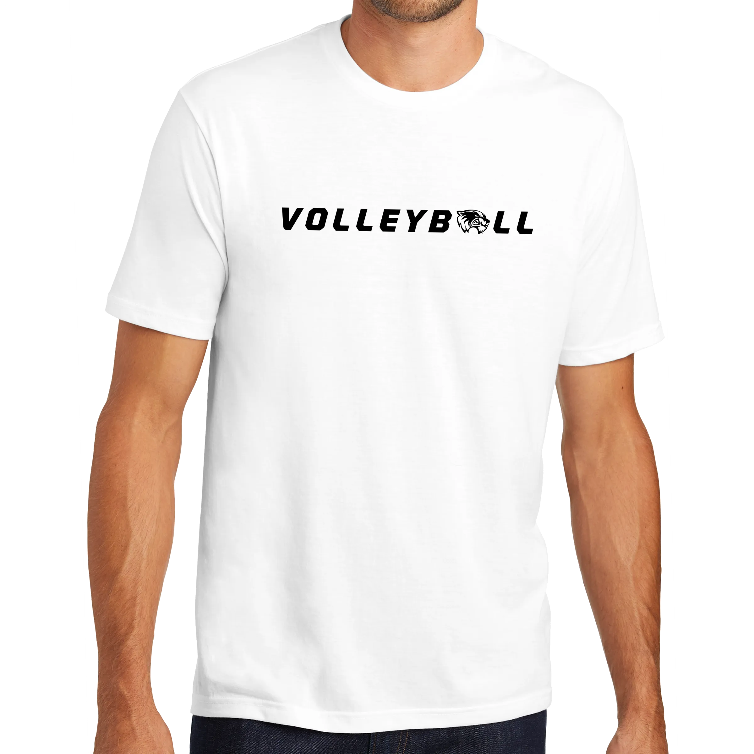District Perfect Tri Tee - Volleyball Head