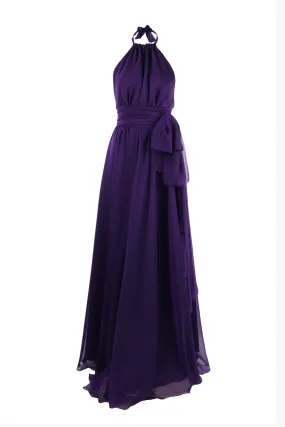 Harlow Gown in Purple  | Chiffon