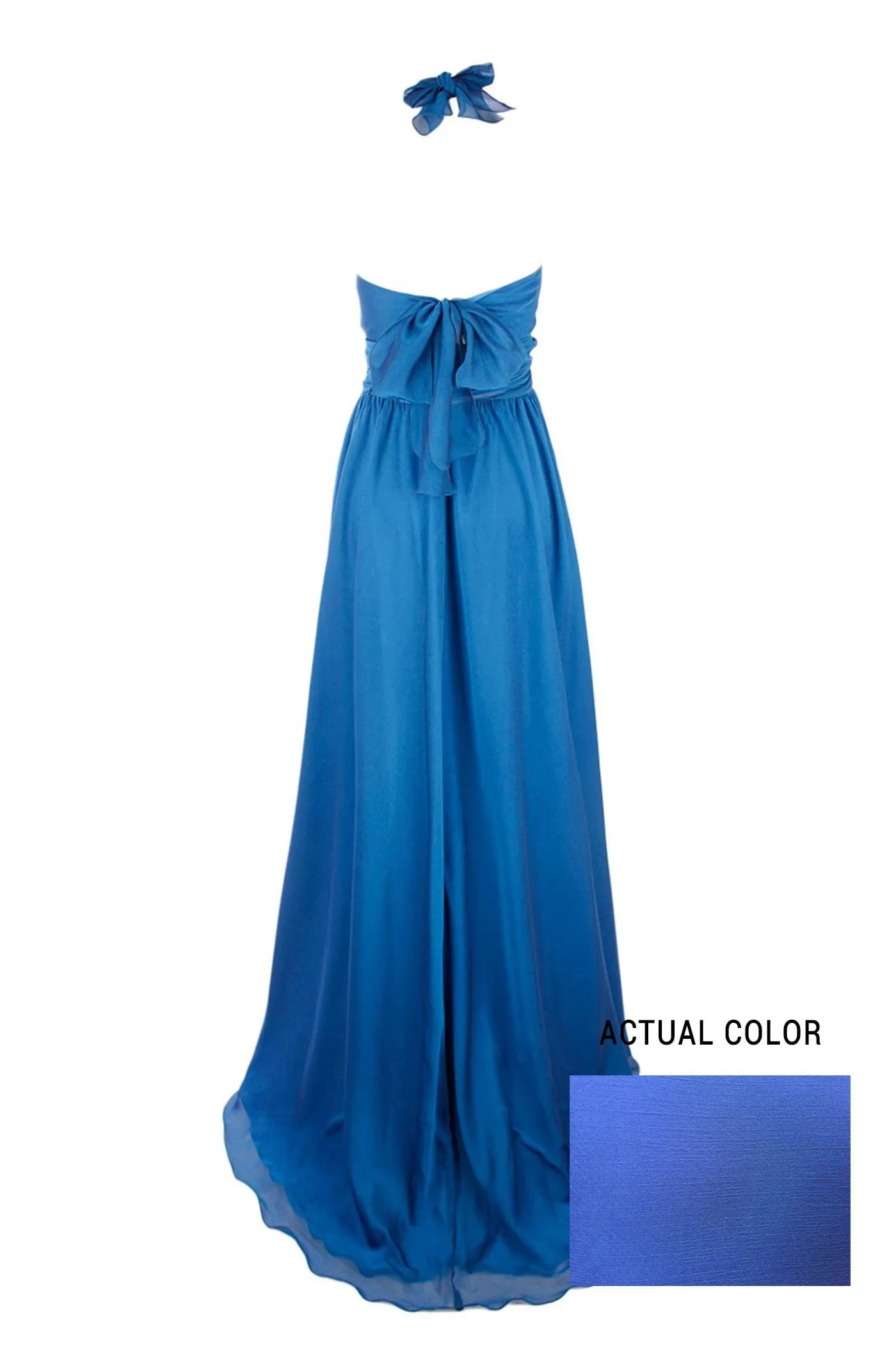 Harlow Gown in Sapphire  | Chiffon