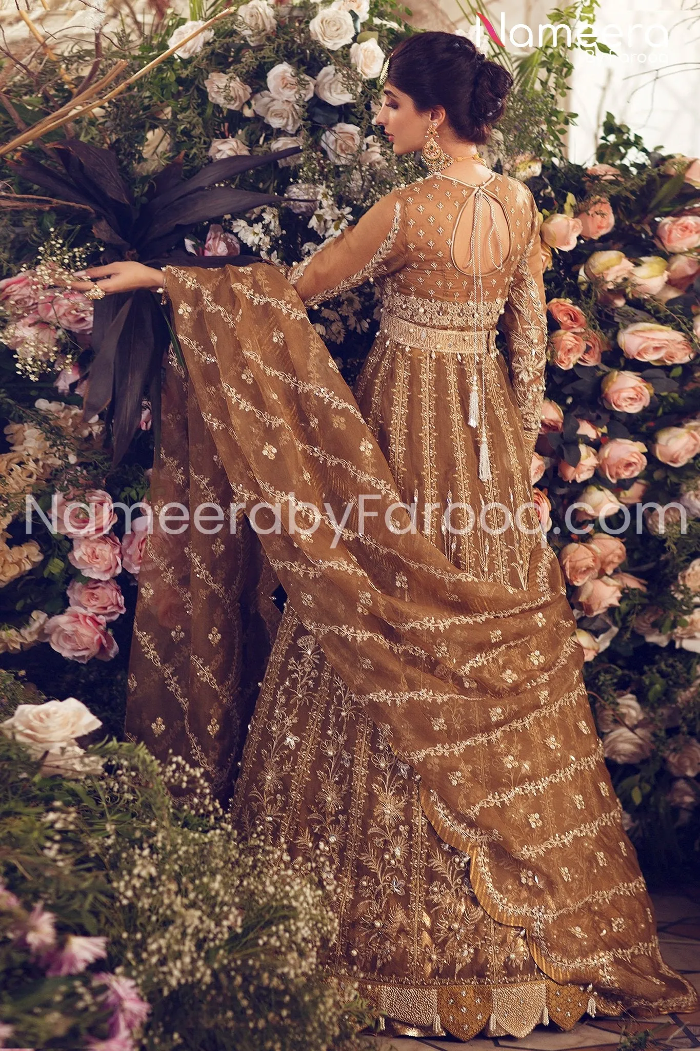 Pakistani Embroidered Classic Royal Frock #PS05