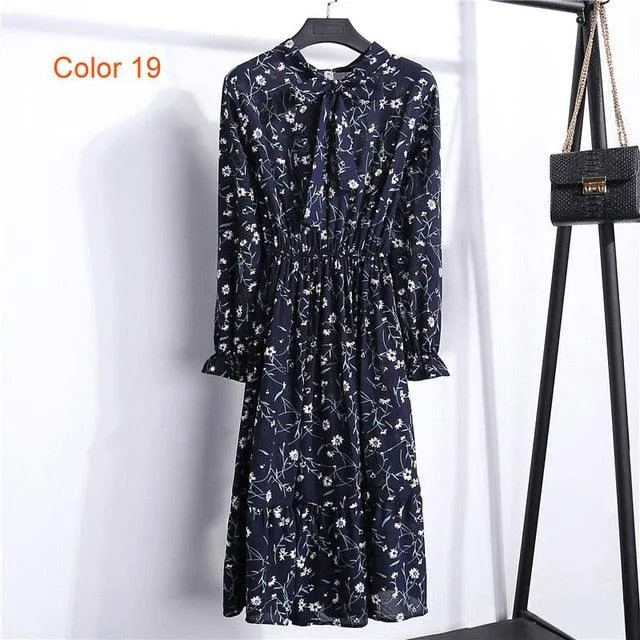 Print Floral Bohemian Dress