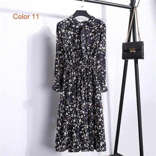 Print Floral Bohemian Dress