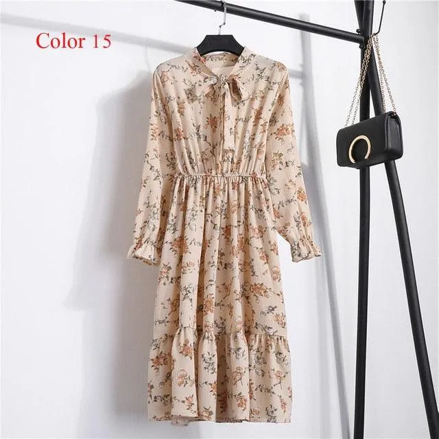 Print Floral Bohemian Dress