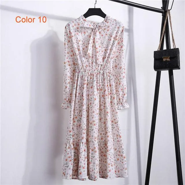 Print Floral Bohemian Dress