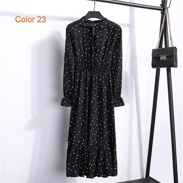 Print Floral Bohemian Dress