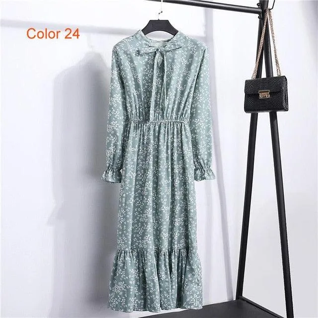 Print Floral Bohemian Dress